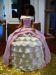 Barbie Cake with Pink and White 

Dress