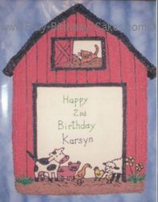 Barnyard Birthday Cake