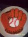 Baseball Glove Cake