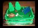 Camping Scene Birthday Cake