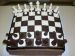 Chess Board Cake with Pieces