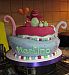 Festive Barney Birthday Cake