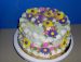 Flower Cake with Sprinkles