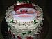 Happy Santa Christmas Cake