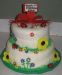Ladybugs and Daisies Cake