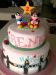 Mickey Mouse and Minnie Mouse Cake