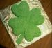 Mint Shamrock Cake