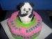 Panda and Flower Cake