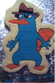 Perry the Platypus Cake
