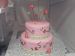 Pink Ladybug Cake