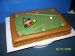 Pool Table Birthday Cake