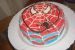 Round Spiderman Cake