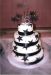 Starry Sweet 16 Birthday Cake