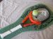 Tennis Racquet and Ball Cake