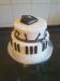 Two Tier Piano Cake 