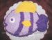 Purple Fish Child Birthday Cake Recipe