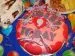 Blue Butterfly Birthday Cake