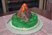 Volcano Birthday Cake