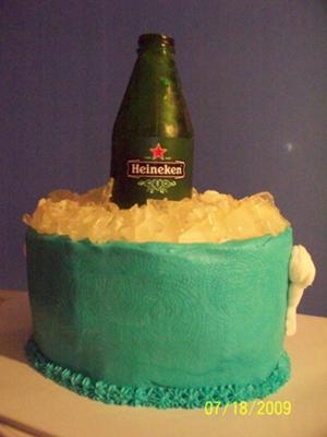 Beer Bottle Cake