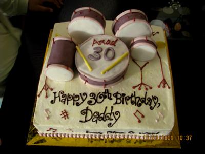 Drum Set Cake