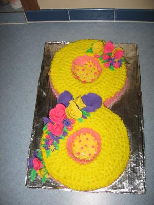 8th Wedding Annivesary Cake