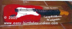 guitar cake