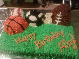 Multi sports cake - Decorated Cake by Angel Cake Design - CakesDecor