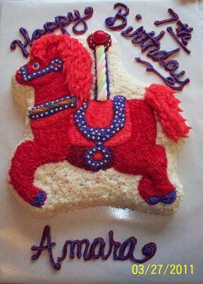 Carousel Horse Cake