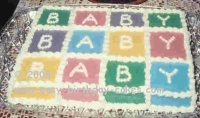 baby sheet cake picture