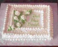 baptism cakes - sheet cake