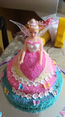 Barbie Doll Birthday Cake