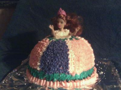 Princess Barbie Cake