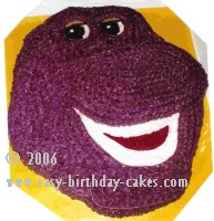 Barney Birthday Cake