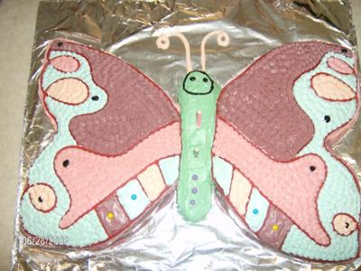 Beautiful Butterfly Cake