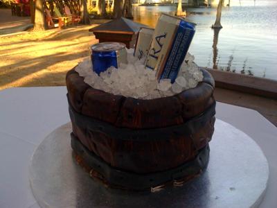 Beer Bucket Cake