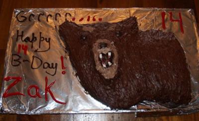 Birthday Bear Cake