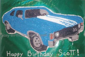 car cake