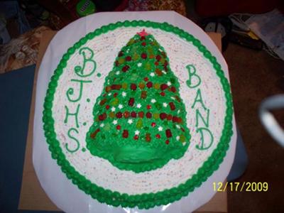 Christmas Tree Cake