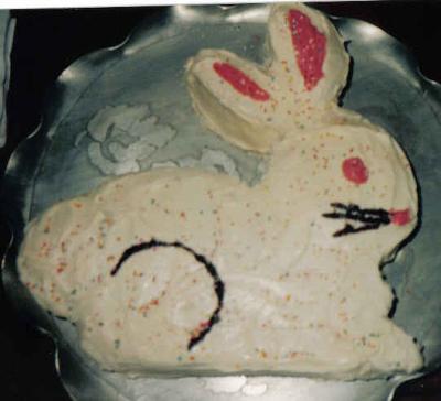 Confetti Bunny Cake