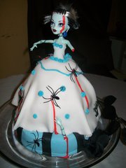 Dead Bride Halloween Cake