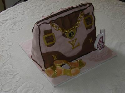 Louis Vuitton Designer Handbag Cake (How to Make)