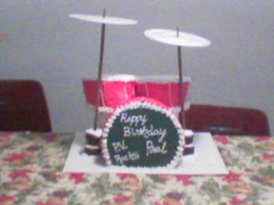 Drum Set Cake