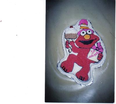 Elmo Cake