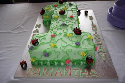 First Birthday Magic Garden Cake