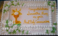 First Communion Cake