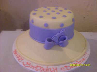 Fondant Hat Cake