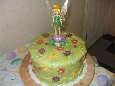 Tinkerbell Birthday Cake -