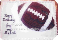 football cakes - sheet