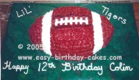 football cakes