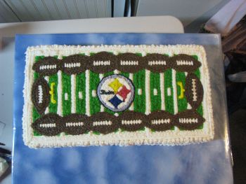 Football Field Birthday Cake